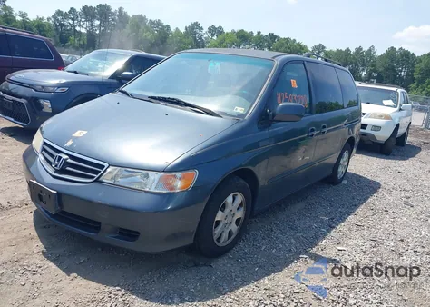 2004 Honda Odyssey Ex-L from USA, damaged, VIN 5FNRL18964B069905